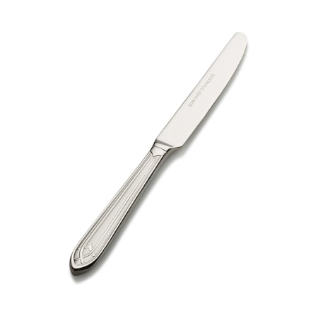 Bon Chef Viva, Butter Knife, Euro, Solid Handle, Satin Finish, 13/0, 6.95" , set of 12 S1417